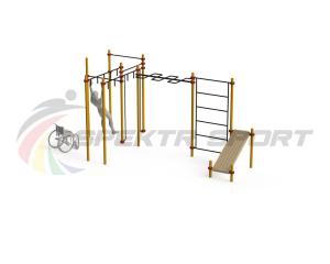 Купить Спортивный комплекс для инвалидов-колясочников WRK-D17_76mm в Красныйхолме 