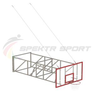 Купить Ферма 2,8 м. для баскетбольного щита 1800х1050 из оргстекла в Красныйхолме 