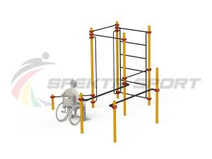 Купить Спортивный комплекс для инвалидов-колясочников WRK-D18_76mm в Красныйхолме 
